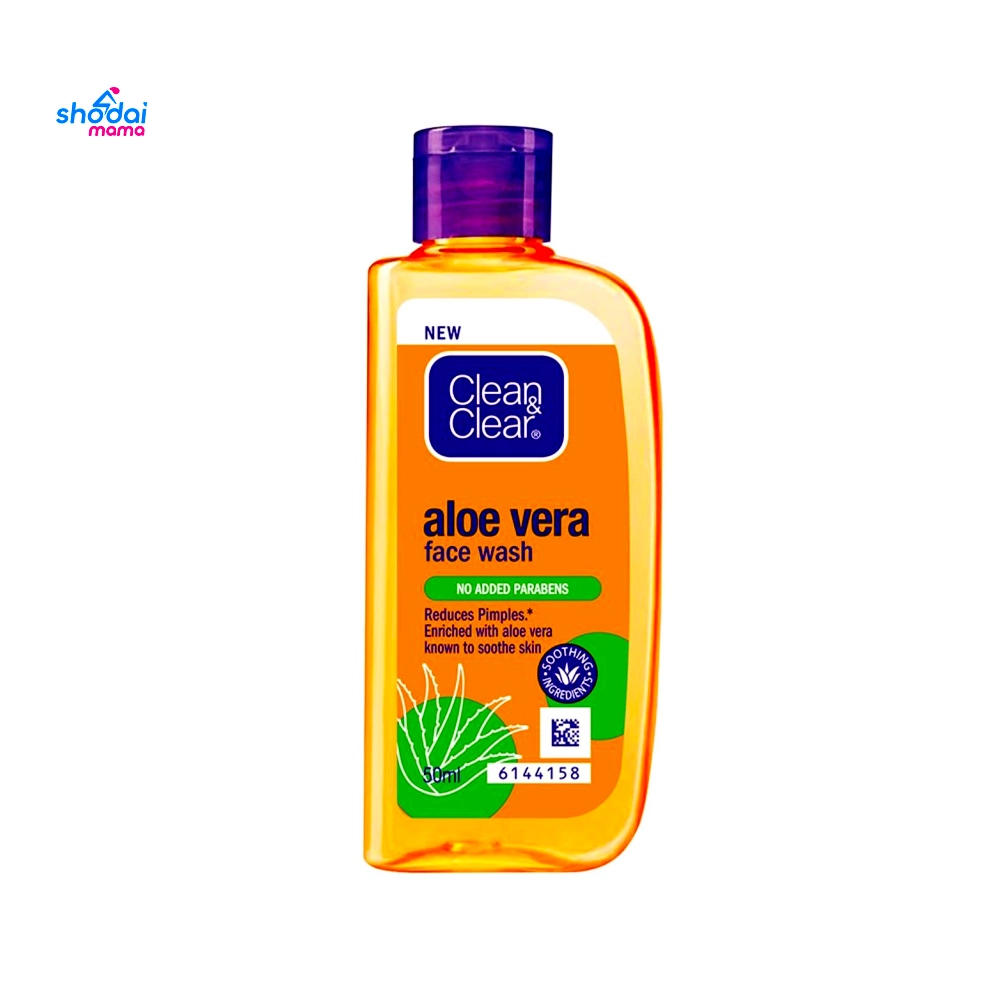 Clean & Clear Aloe Vera Face Wash 50ml